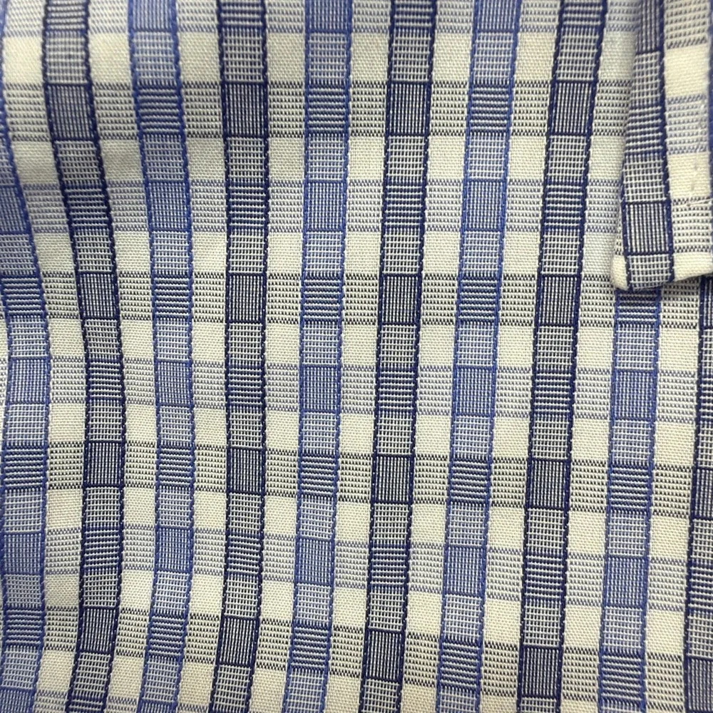 UNTUCKit   Durif WF Reg Fit Men's‎ XXXL  Long Sleeve Button Up Blue Plaid 01096 - Picture 3 of 13